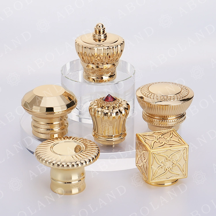 Top Hot Sell Scent Package Zamac Perfume Cap Multi-Shape&Material Perfume Bottle Cap